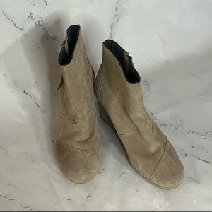 Desert Suede Wedge Bootie